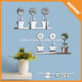 08-0707 DIY popular glossy decorative wholesale wall mirror stickers